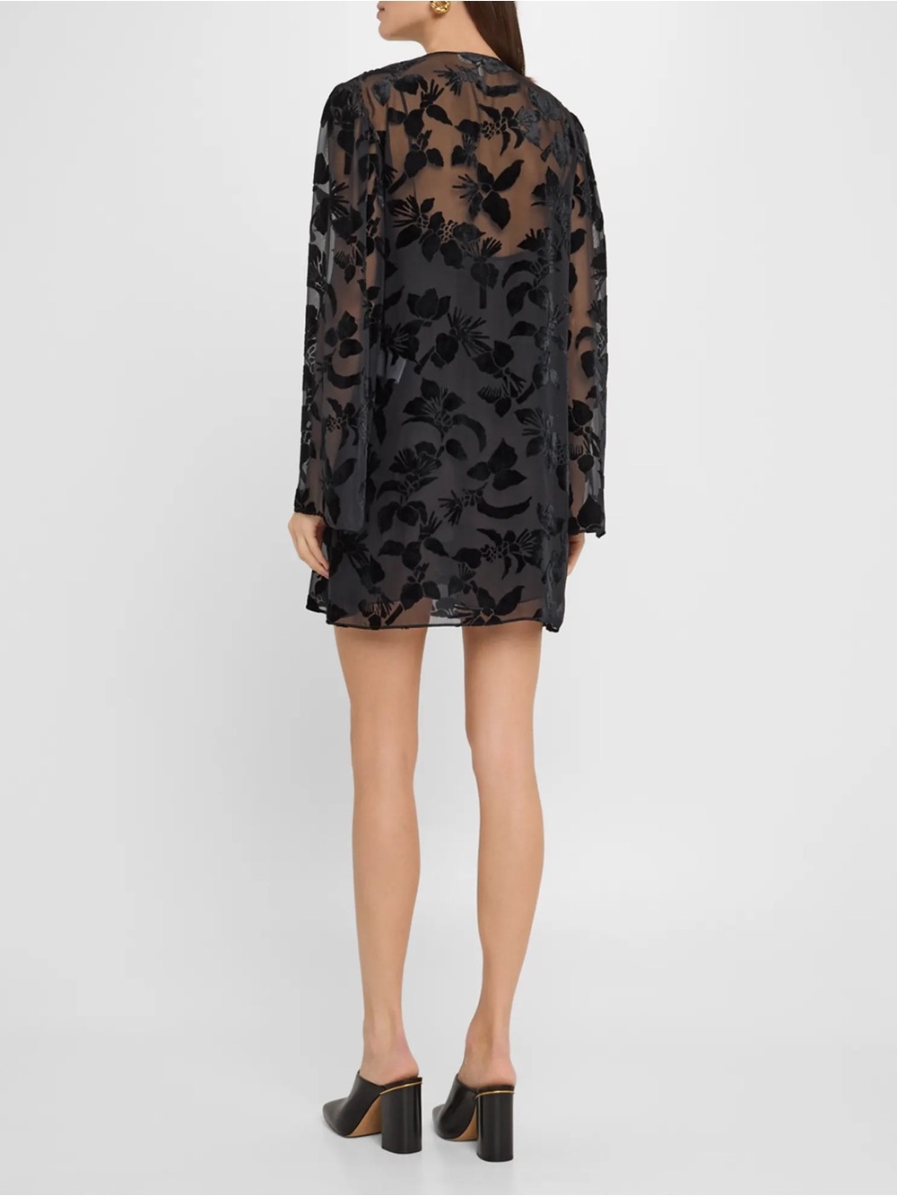 Lane Bryant Floral Velvet Blouse